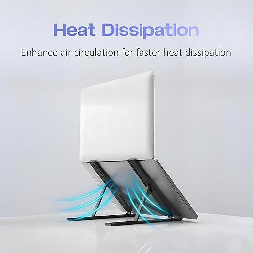 Premium Laptop Holder Stand - Aluminum Cooling Pad for Desk | UAE