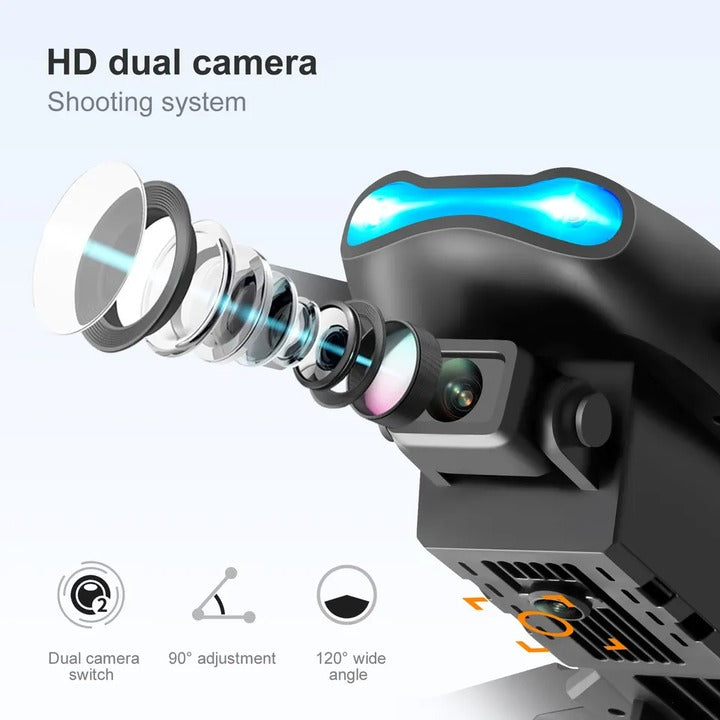 E99 4K HD Dual Camera Drone UAE | Foldable WiFi Drone for Beginners