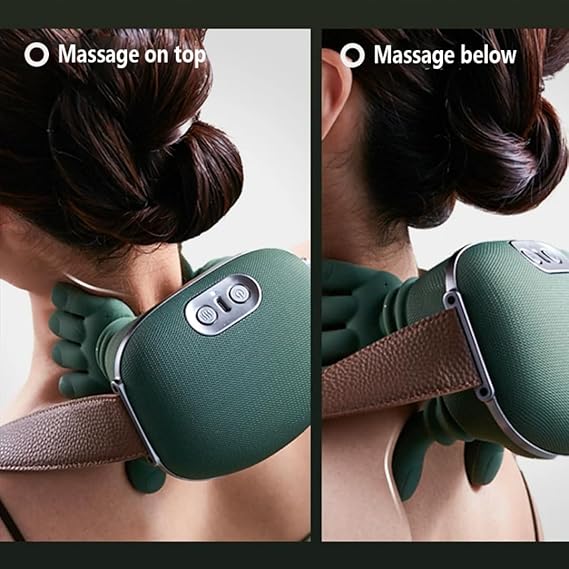 Portable Neck & Back Massager - Heated Shiatsu Massage | Pain Relief UAE