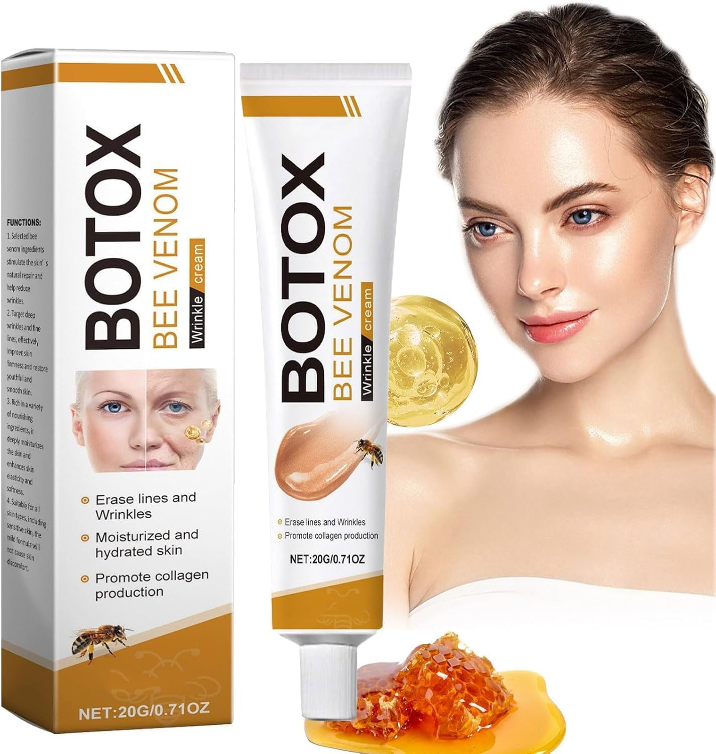 Botox Bee Venom Wrinkle Cream - Natural Anti-Aging Face Cream | Dubai UAE