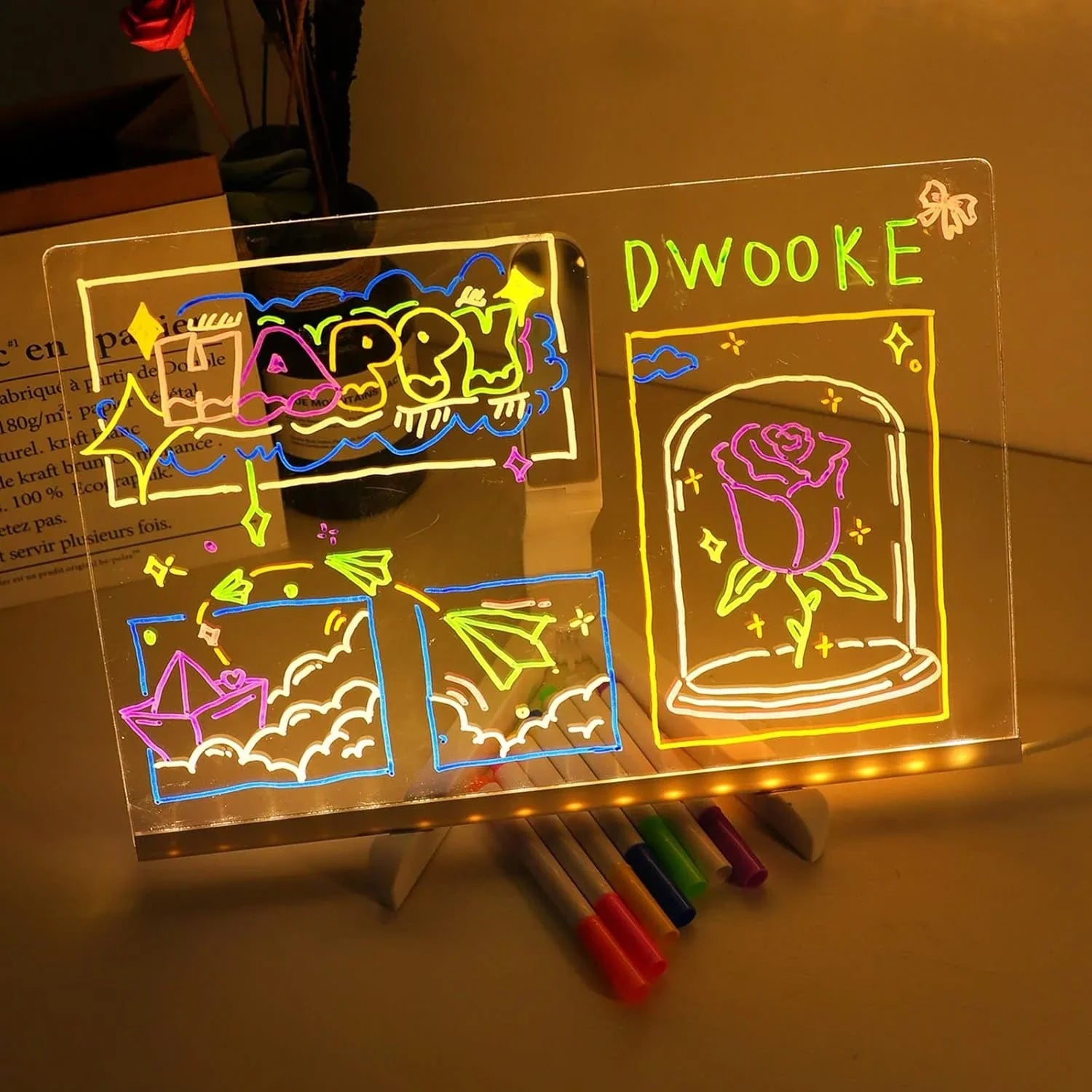 USB LED Drawing Board 30x20cm - Light Pad for Artists & Kids UAE