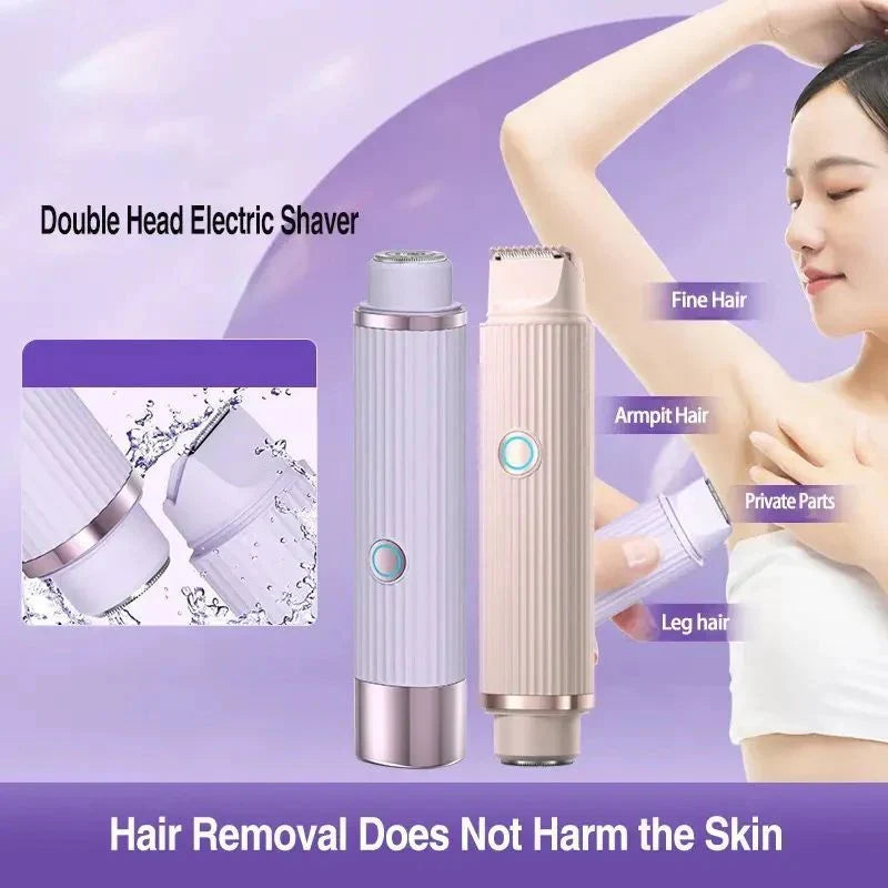 Double Head Electric Shaver - Wet & Dry Waterproof Razor | Dubai UAE