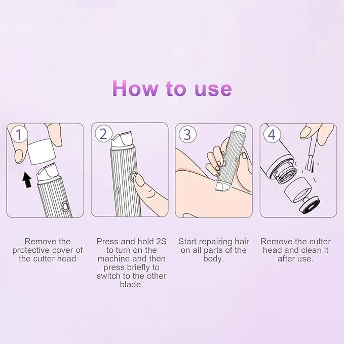 Double Head Electric Shaver - Wet & Dry Waterproof Razor | Dubai UAE