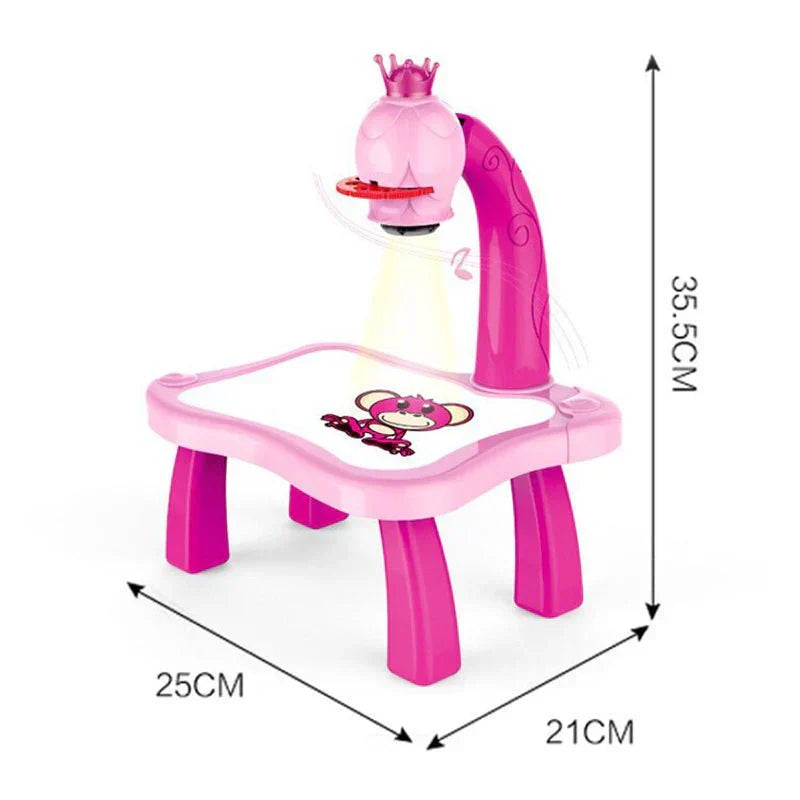 LED Projector Art Painting Table for Kids - Smart Drawing Toy Dubai UAE