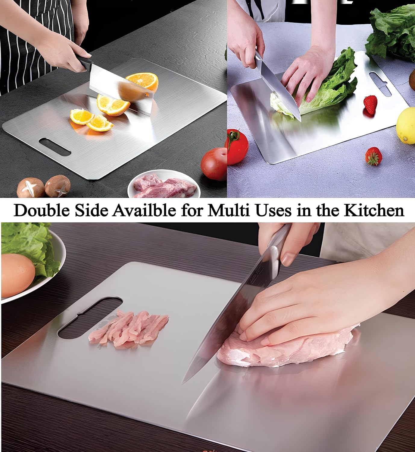 Titanium Chopping Board - Premium Food Prep Cutting Board | UAE Kitchens
