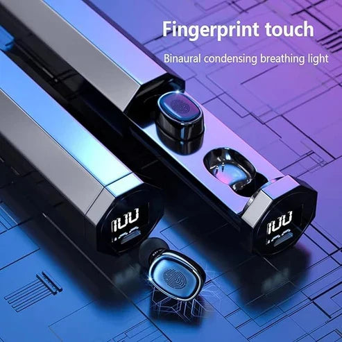 True Wireless Earbuds Digital Display - Fingerprint Touch | UAE