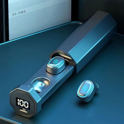 True Wireless Earbuds Digital Display - Fingerprint Touch | UAE